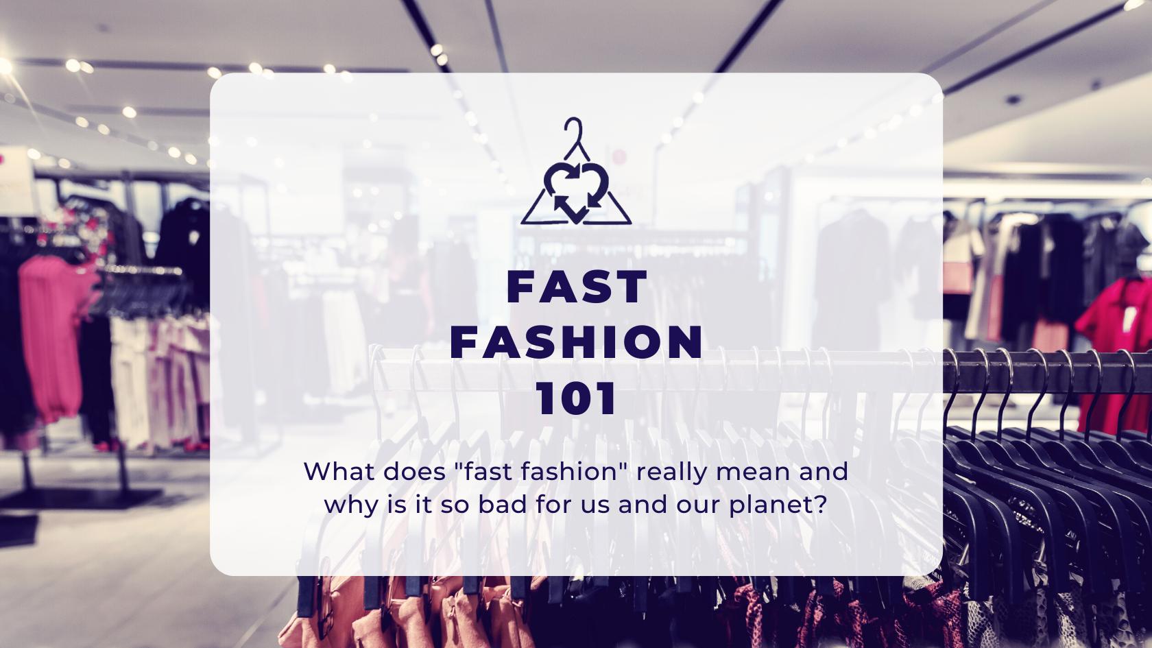 The truth about fast fashion and its affects on the industry and it's workers. Join us in creating a structural change through conscious consumer choices.